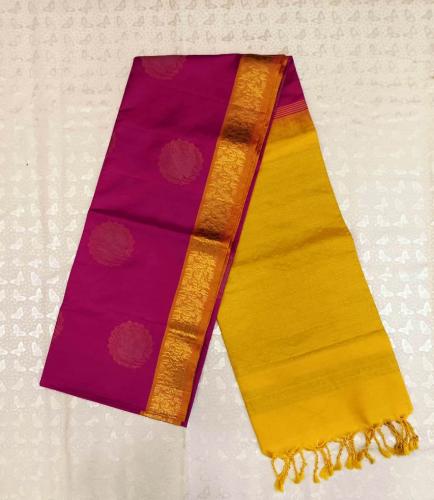 SOFT SILK SAREE WITH BLOUSE