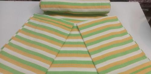 BEDSHEET STRIPE 90X108 2 PILLOW COVER