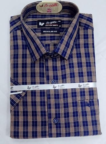 PL COTTON STRIPE CHECK SHIRTS 40 HS