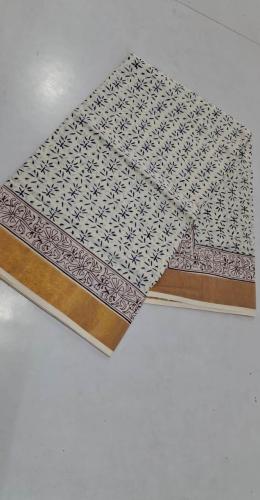 PL Saree Kerala Hand Block Printing