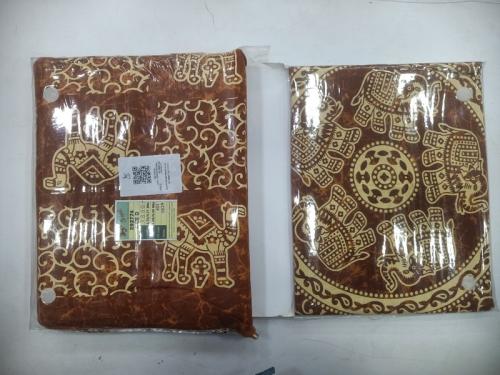 BEDSHEET BARMER PRINTED 90X108 2 PILLOW COVER