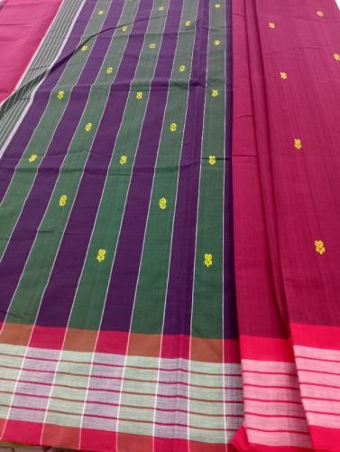 ARUPPUKOTTAI 60S COTTON SAREES WITH BLOUSE