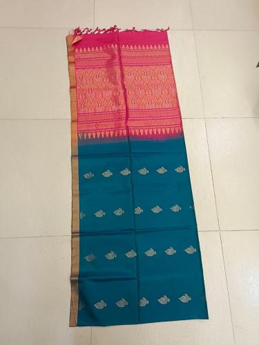 SOFT SILK SAREE WITH BLOUSE