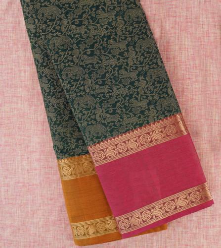 PMK 1000 BUTTA SILK COT SAREES