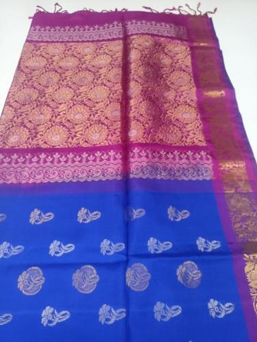 SOFT SILK SAREE WITH BLOUSE