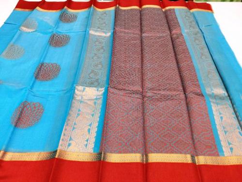 PL Saree Cotton Korvai Border