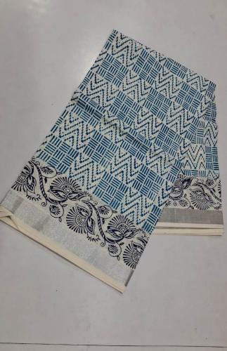 PL Saree Kerala Hand Block Printing