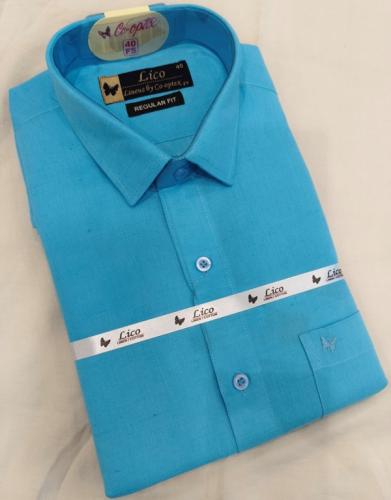 PL COTTON XLINEN DYED READYMADE SHIRT 40 FS