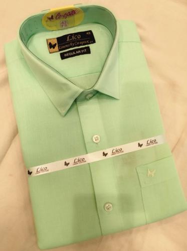 PL COTTONX LINEN DYED READYMADE SHIRT 42 FS