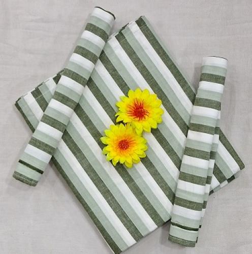 BEDSHEET STRIPE 90X108 2 PILLOW COVER