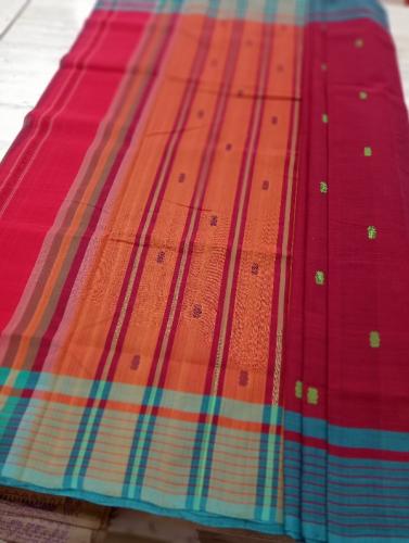 ARUPPUKOTTAI 60S COTTON SAREES WITH BLOUSE