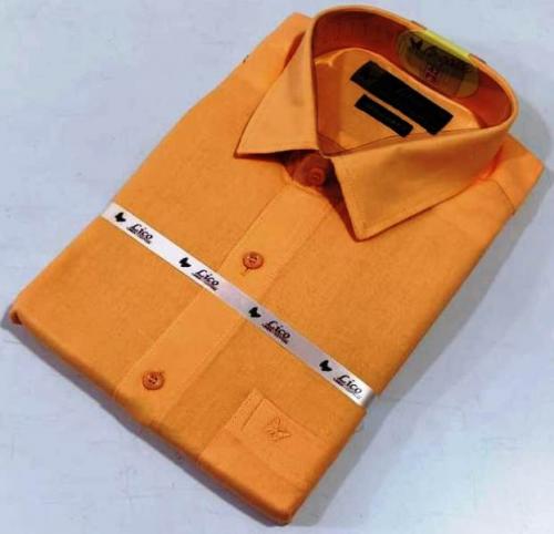 PL COTTONX LINEN DYED READYMADE SHIRT 42 FS