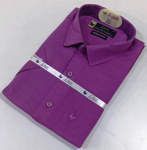 PL COTTON XLINEN DYED READYMADE SHIRT 44 HS