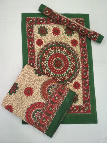 BEDSHEET JAIPUR PRINTED 90X108 2 PILLOW COVER