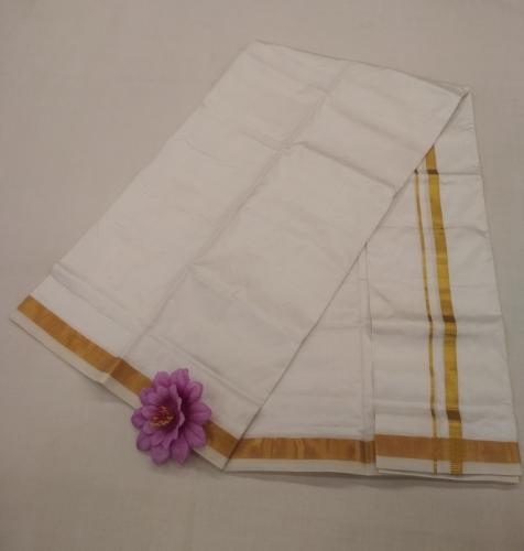 PURE SILK AND HF ZARI DHOTHY