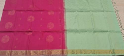SOFT SILK SAREE WITH BLOUSE