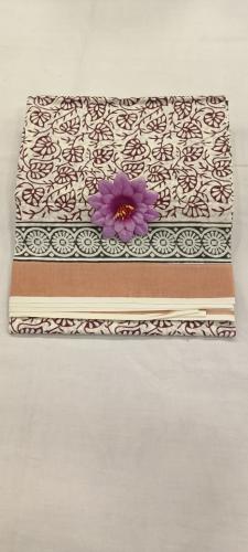 PL Saree Kerala Hand Block Printing