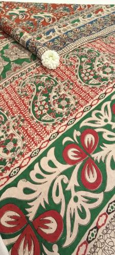 KALAMKARI PRINTED COTTON SAREE