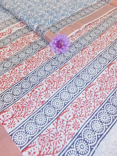 PL Saree Kerala Hand Block Printing