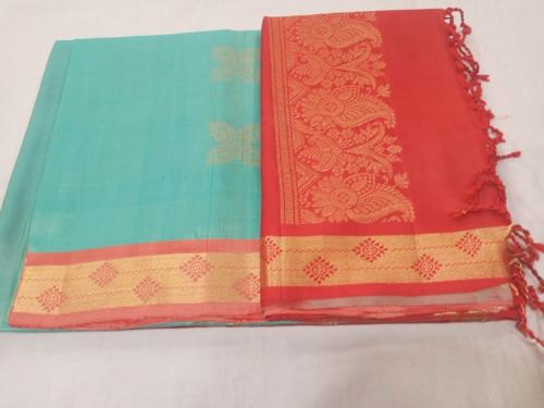 SOFT SILK SAREE WITH BLOUSE