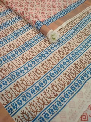 PL Saree Kerala Hand Block Printing