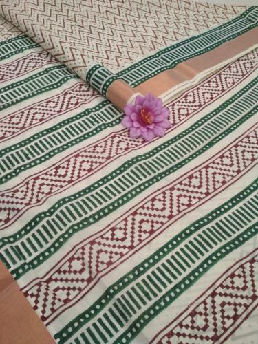 PL Saree Kerala Hand Block Printing