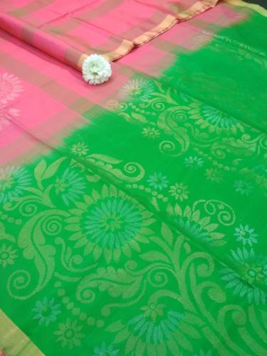 SOFT SILK SAREE WITH BLOUSE