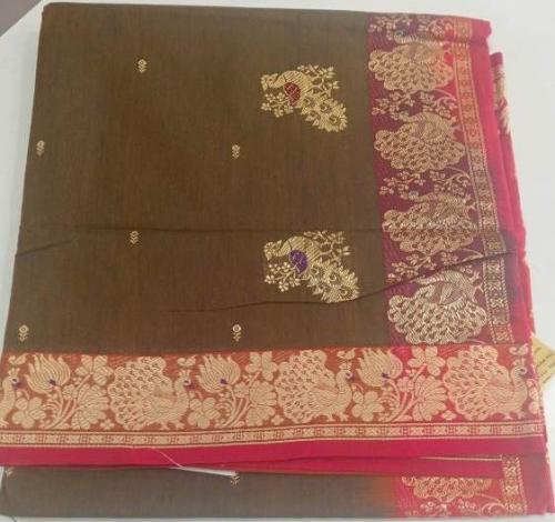 PMK BUMBERG COT SAREES WITH BLOUSE