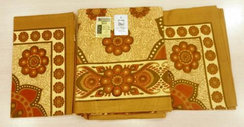BEDSHEET JAIPUR PRINTED 60X90 2 PILLOW COVER