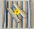 BEDSHEET STRIPE 60X90 2 PILLOW COVER