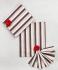 BEDSHEET STRIPE 90X108 2 PILLOW COVER
