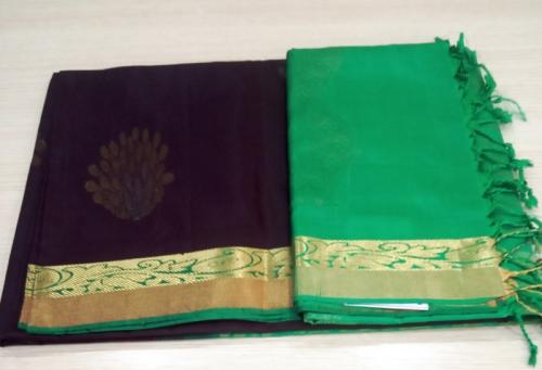 SOFT SILK SAREE WITH BLOUSE