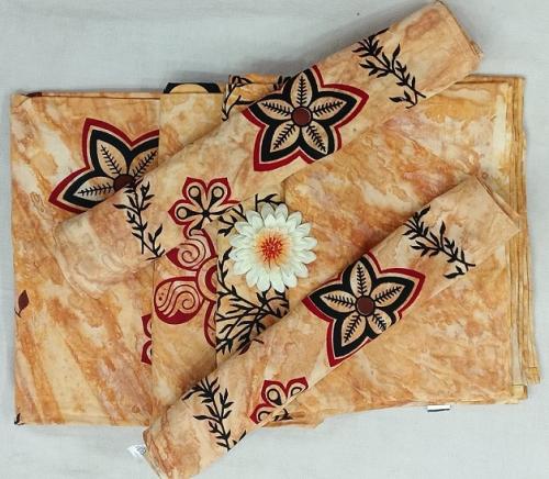 BEDSHEET MEERUT PRINTED 90X108 2 PILLOW COVER