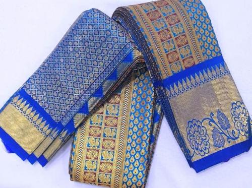 THIRUBHUVANAM HF ZARI SILK SAREE WITH BLOUSE