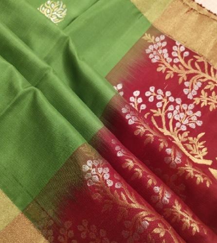 SOFT SILK SAREE WITH BLOUSE