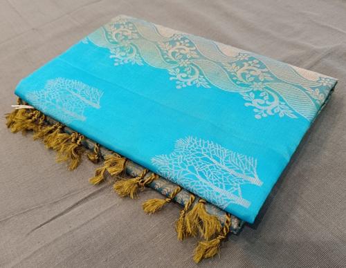 SOFT SILK SAREE WITH BLOUSE