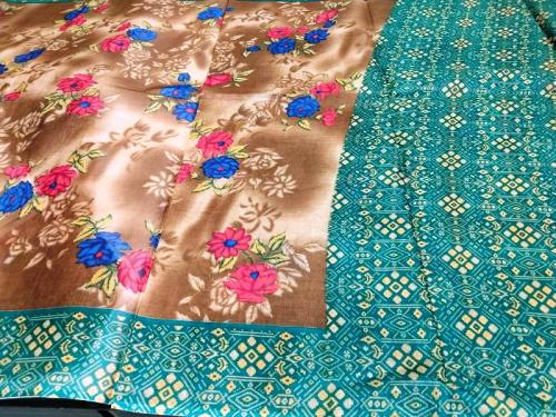PL PRINTED SAREES WITH BLOUSE