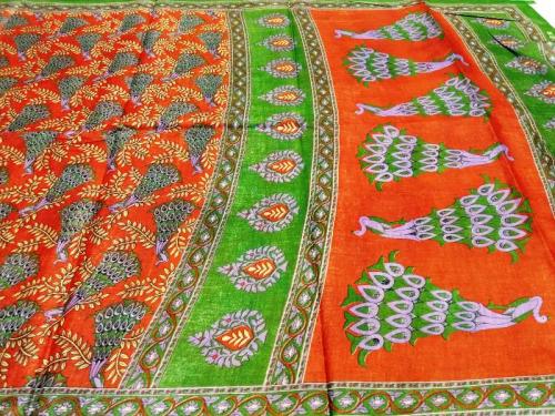 PL PRINTED SAREES WITH BLOUSE