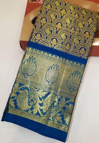 THIRUBHUVANAM HF ZARI SILK SAREE WITH BLOUSE