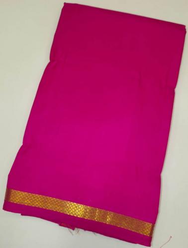 ARNI SILK HALF FINE ZARI SAREE WITH BLOUSE