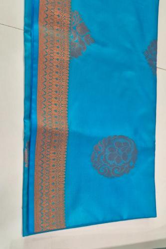 PL Polyester Big Butta Softee saree Jacquard