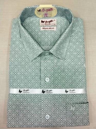Polyester Cotton Plain Printed Slim Fit Shirts 40s CPx40s CP60 Cotton40 Polyester44FS