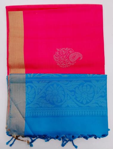 SOFT SILK SAREE WITH BLOUSE