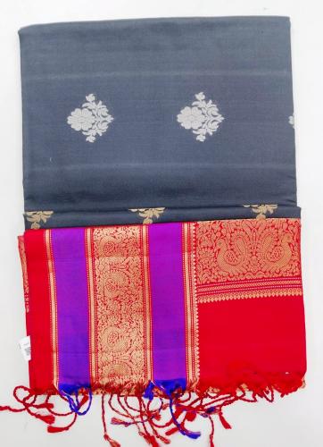 SOFT SILK SAREE WITH BLOUSE