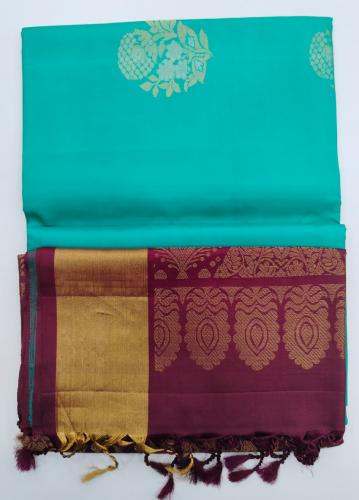 SOFT SILK SAREE WITH BLOUSE