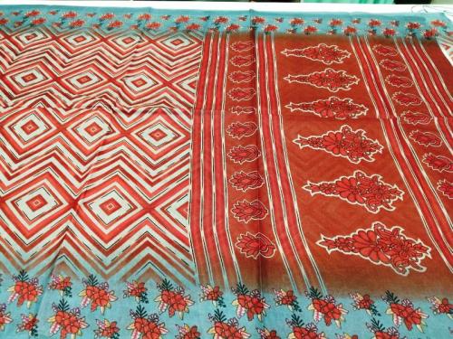 PL PRINTED SAREES WITH BLOUSE