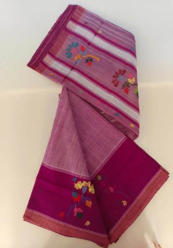 SAREES TIRUNELVELI RAYONxCOTTON Mix CHEDI BUTTA 550 cms SLNC