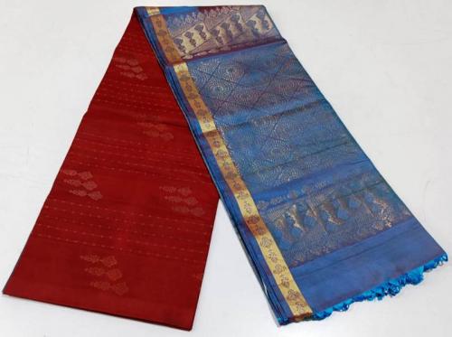 SOFT SILK SAREE WITH BLOUSE