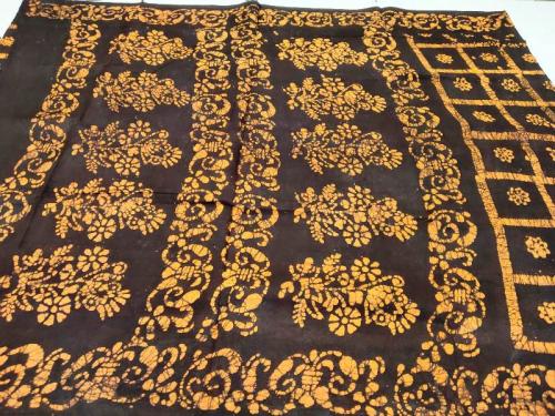 PL COTTON SAREES WITH SOLID WAX CRACK DESIGNS