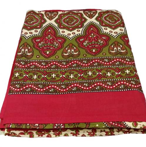 BEDSHEET JAIPUR PRINTED 90X108 2 PILLOW COVER